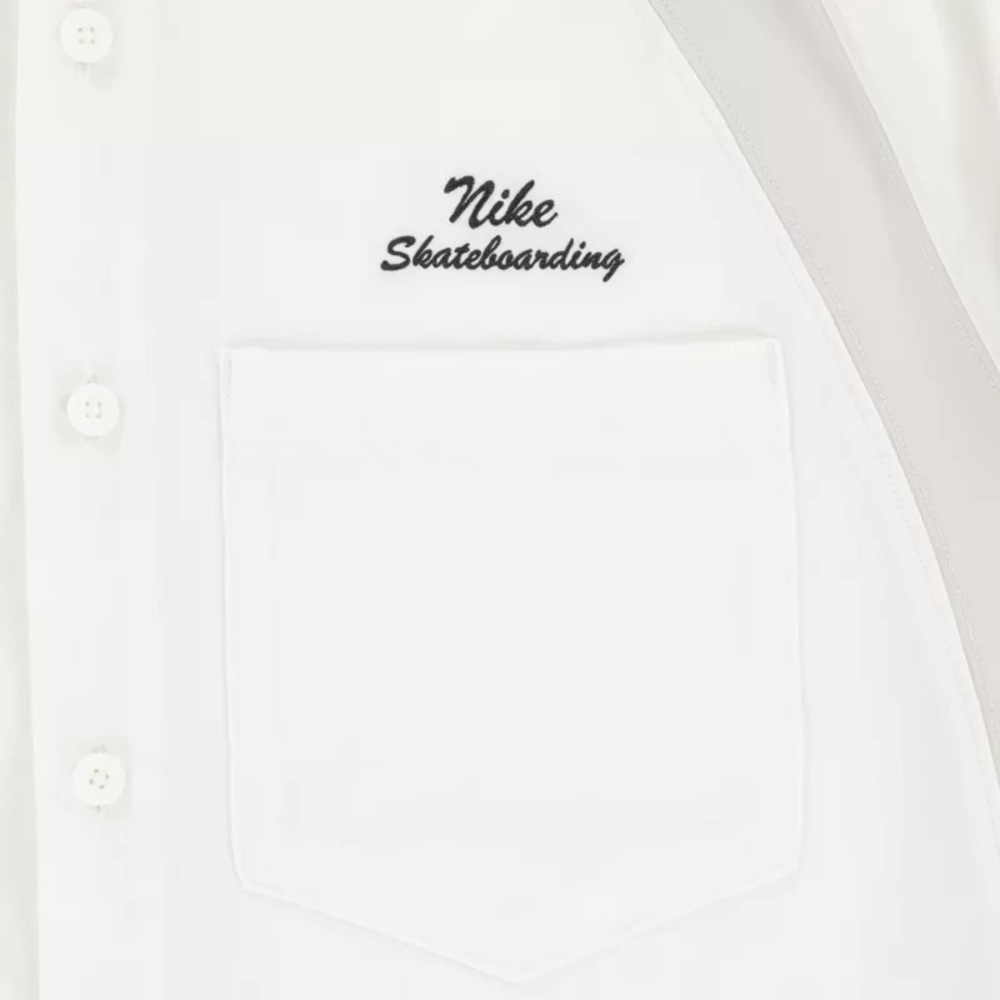 NIKE SB WHITE BOWLER 2 SHORT SLEEVED SHIRT SIZE: XL - Picture 3 of 5
